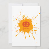 Wit | Moderne Faux Opal Halloween schedels Kaart (Achterkant)