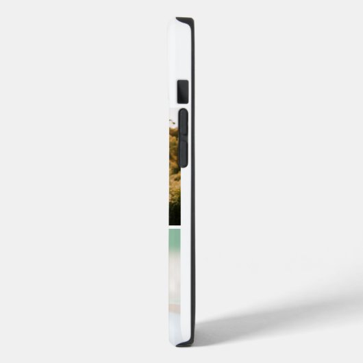 Wit Monogram 3 Fotocollage Case-Mate iPhone Case (Achterkant / Links)