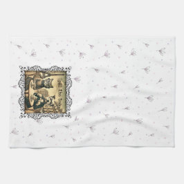 Wit morsen van de Tea Kitchen Handdoek