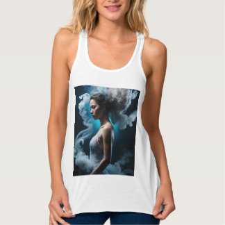 Wit mouwloos schepje tanktop