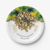 Wit nama goud papieren bordje (Voorkant)