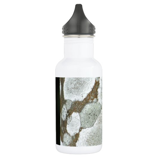 Wit natuurlijk patroon waterfles (Links)