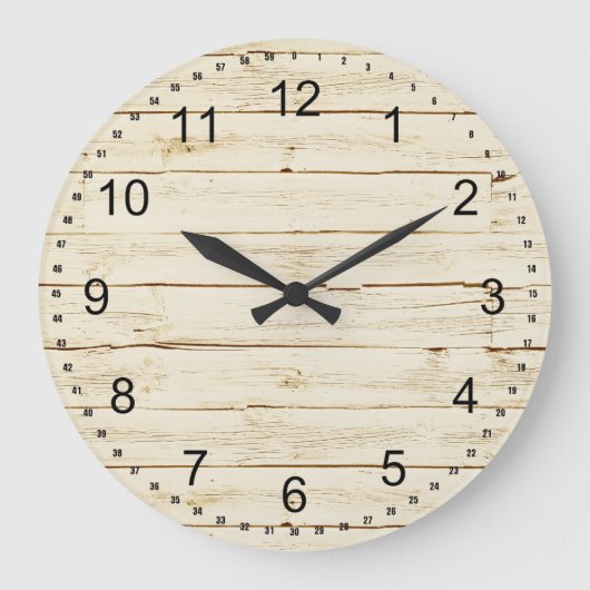 Wit nephout grote klok (Voorkant)