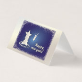 Wit Nieuwjaar Kaart (Voorkant)