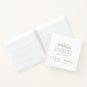 Wit Notitieboek als een bruiloft gastenboek (Binnen)