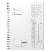 Wit Notitieboek voor toetsenbord en muis (Voorkant)