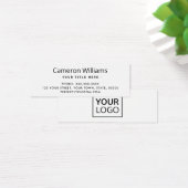 Wit of om het even welk logo Mini Visitekaartje va (Bureau)
