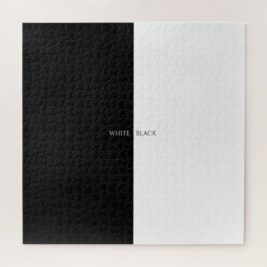 wit of zwart legpuzzel (Horizontaal)