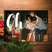 Wit Oh Wat leuk Vakantie Foto Flat Kaart