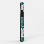 Wit oosters bloemontwerp Case-Mate iPhone case (Achterkant/rechts)