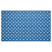 Wit op Blauw A-10 Warthog Aanval Jet Pattern Stof (Fat Quarter)
