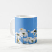 Wit op blauw koffiemok (Voorkant links)