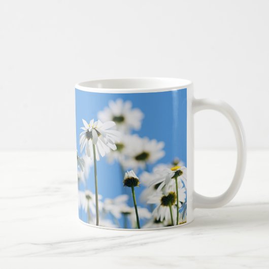 Wit op blauw koffiemok (Rechts)
