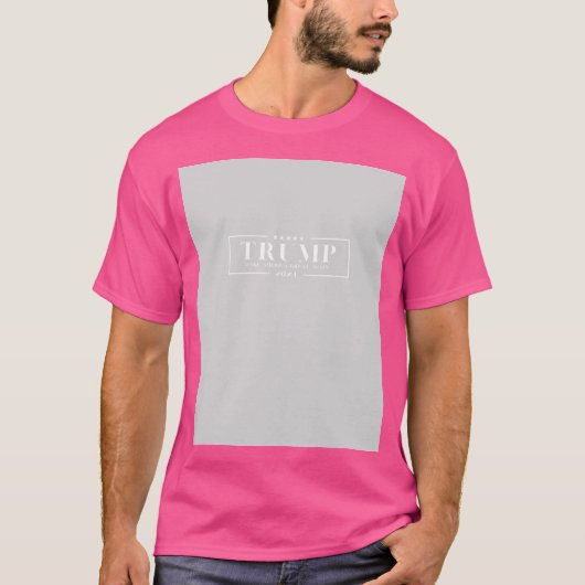 Wit op grijs_versie 13 Trump T-shirt (Voorkant)