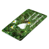 Wit op Groen Gepersonaliseerd Magneet (Linkerzijde)