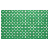 Wit op Groene A-10 Warthog Aanval Jet Pattern Stof (Fat Quarter)