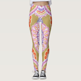 Wit op kartonnen kleur 2 leggings