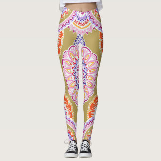 Wit op kartonnen kleur 2 leggings