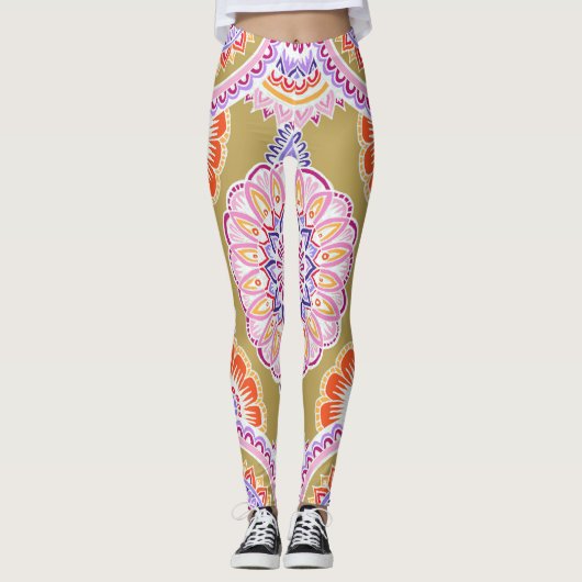 Wit op kartonnen kleur 2 leggings (Voorkant)