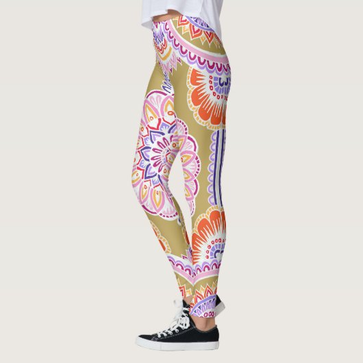 Wit op kartonnen kleur 2 leggings (Links)