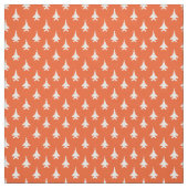 Wit op Oranje F-15 Eagle Fighter straalpatroon Stof (Swatch)