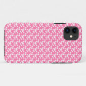 Wit op roze bloem Case-Mate iPhone case (Achterkant (horizontaal))