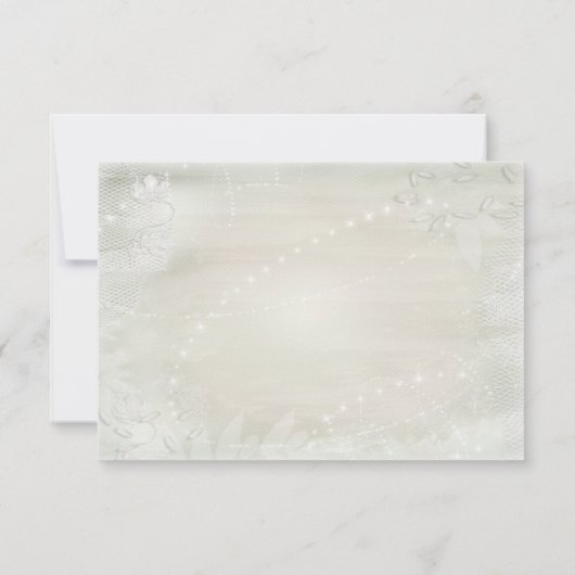  wit op White Floral Grunge RSVP (Achterkant)