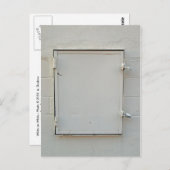 Wit op wit briefkaart (Voorkant / Achterkant)