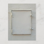 Wit op wit briefkaart (Voorkant)