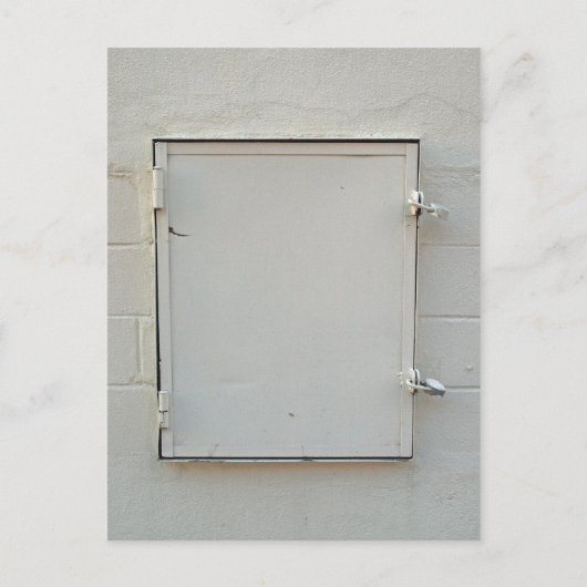 Wit op wit briefkaart (Voorkant)