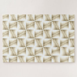 Wit op Wit op Wit Abstract Jigsaw Puzzel