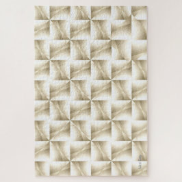 Wit op Wit op Wit Abstract Jigsaw Puzzel