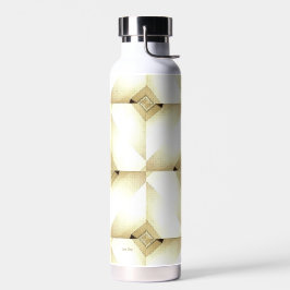 Wit op Witte Abstracte Waterfles
