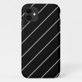 Wit op zwart Case-Mate iPhone case (Achterkant)