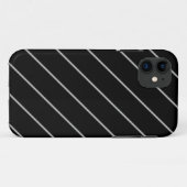 Wit op zwart Case-Mate iPhone case (Achterkant (horizontaal))