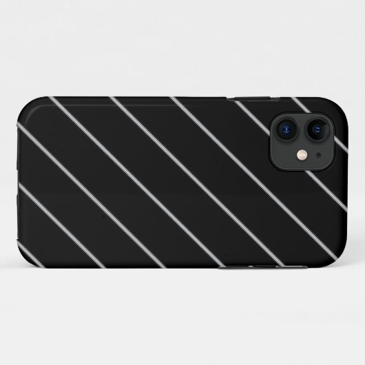 Wit op zwart Case-Mate iPhone case (Achterkant (horizontaal))