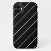 Wit op zwart Case-Mate iPhone case (Achterkant)