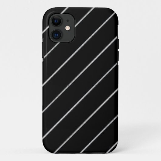 Wit op zwart Case-Mate iPhone case (Achterkant)