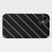 Wit op zwart Case-Mate iPhone case (Achterkant (horizontaal))