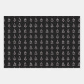 Wit op zwart inpakpapier (Voorkant 3)