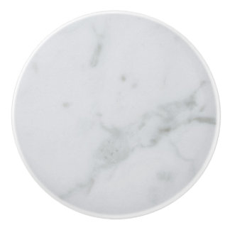 Wit oppervlak keramische knop