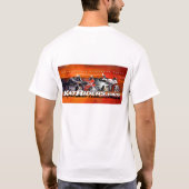 Wit/Oranje KR-Logo T-shirt (Achterkant)