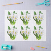  wit orchidee bloemenpapier tissuepapier (Craft)
