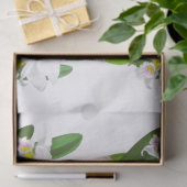  wit orchidee bloemenpapier tissuepapier (Geschenk)