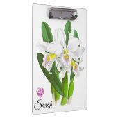  wit orchidee ventilator, aangepast klembord (Rechts)