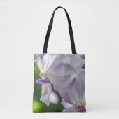 Wit orchideeënCanvas tas (Voorkant)