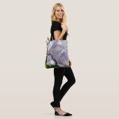 Wit orchideeënCanvas tas (Op model)