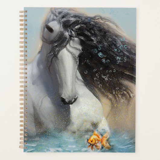 Wit Paard Andalusisch Paard - Kalender, Planner (Voorkant)