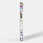 wit paard bloemen gepersonaliseerd Case-Mate iPhone case (Achterkant / Rechts)