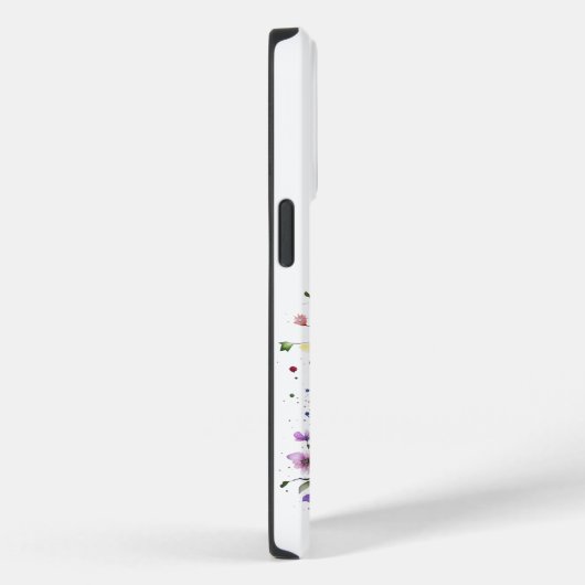  wit paard bloemen gepersonaliseerd Case-Mate iPhone case (Achterkant / Rechts)